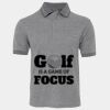 JB's  BIRDS EYE POLO   CHARCOAL - S Thumbnail
