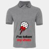 JB's  BIRDS EYE POLO   CHARCOAL - S Thumbnail