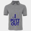 JB's  BIRDS EYE POLO   CHARCOAL - S Thumbnail