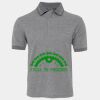 JB's  BIRDS EYE POLO   CHARCOAL - S Thumbnail