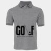 JB's  BIRDS EYE POLO   CHARCOAL - S Thumbnail