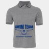 JB's  BIRDS EYE POLO   CHARCOAL - S Thumbnail