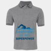 JB's  BIRDS EYE POLO   CHARCOAL - S Thumbnail