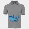 JB's  BIRDS EYE POLO   CHARCOAL - S Thumbnail