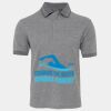 JB's  BIRDS EYE POLO   CHARCOAL - S Thumbnail