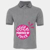 JB's  BIRDS EYE POLO   CHARCOAL - S Thumbnail