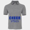 JB's  BIRDS EYE POLO   CHARCOAL - S Thumbnail