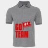JB's  BIRDS EYE POLO   CHARCOAL - S Thumbnail