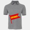 JB's  BIRDS EYE POLO   CHARCOAL - S Thumbnail