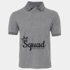 JB's  BIRDS EYE POLO   CHARCOAL - S Thumbnail