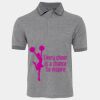 JB's  BIRDS EYE POLO   CHARCOAL - S Thumbnail