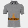 JB's  BIRDS EYE POLO   CHARCOAL - S Thumbnail