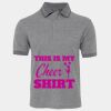 JB's  BIRDS EYE POLO   CHARCOAL - S Thumbnail