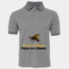 JB's  BIRDS EYE POLO   CHARCOAL - S Thumbnail