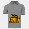 JB's  BIRDS EYE POLO   CHARCOAL - S Thumbnail