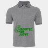JB's  BIRDS EYE POLO   CHARCOAL - S Thumbnail