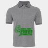 JB's  BIRDS EYE POLO   CHARCOAL - S Thumbnail
