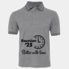 JB's  BIRDS EYE POLO   CHARCOAL - S Thumbnail