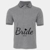 JB's  BIRDS EYE POLO   CHARCOAL - S Thumbnail