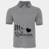 JB's  BIRDS EYE POLO   CHARCOAL - S Thumbnail