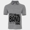 JB's  BIRDS EYE POLO   CHARCOAL - S Thumbnail
