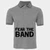 JB's  BIRDS EYE POLO   CHARCOAL - S Thumbnail