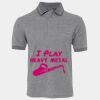JB's  BIRDS EYE POLO   CHARCOAL - S Thumbnail