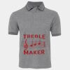 JB's  BIRDS EYE POLO   CHARCOAL - S Thumbnail