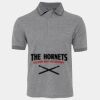 JB's  BIRDS EYE POLO   CHARCOAL - S Thumbnail