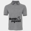 JB's  BIRDS EYE POLO   CHARCOAL - S Thumbnail