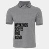 JB's  BIRDS EYE POLO   CHARCOAL - S Thumbnail