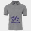 JB's  BIRDS EYE POLO   CHARCOAL - S Thumbnail