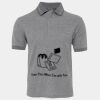 JB's  BIRDS EYE POLO   CHARCOAL - S Thumbnail