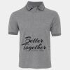 JB's  BIRDS EYE POLO   CHARCOAL - S Thumbnail