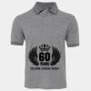 JB's  BIRDS EYE POLO   CHARCOAL - S Thumbnail