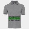 JB's  BIRDS EYE POLO   CHARCOAL - S Thumbnail
