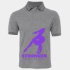 JB's  BIRDS EYE POLO   CHARCOAL - S Thumbnail