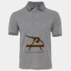 JB's  BIRDS EYE POLO   CHARCOAL - S Thumbnail