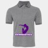 JB's  BIRDS EYE POLO   CHARCOAL - S Thumbnail