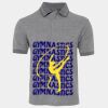 JB's  BIRDS EYE POLO   CHARCOAL - S Thumbnail