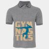 JB's  BIRDS EYE POLO   CHARCOAL - S Thumbnail