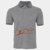 JB's  BIRDS EYE POLO   CHARCOAL - S Thumbnail