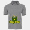 JB's  BIRDS EYE POLO   CHARCOAL - S Thumbnail
