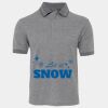 JB's  BIRDS EYE POLO   CHARCOAL - S Thumbnail