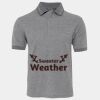 JB's  BIRDS EYE POLO   CHARCOAL - S Thumbnail