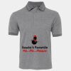JB's  BIRDS EYE POLO   CHARCOAL - S Thumbnail