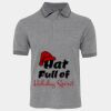 JB's  BIRDS EYE POLO   CHARCOAL - S Thumbnail