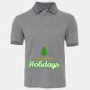 JB's  BIRDS EYE POLO   CHARCOAL - S Thumbnail