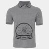 JB's  BIRDS EYE POLO   CHARCOAL - S Thumbnail