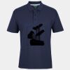 C OF C  JERSEY POLO   CHARCOAL Thumbnail